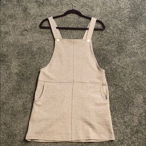Gray Overall Dress